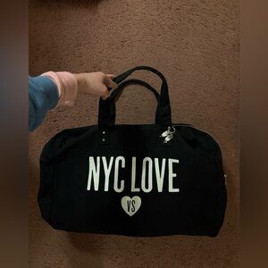 Victoria’s Secret Angel black duffel bag